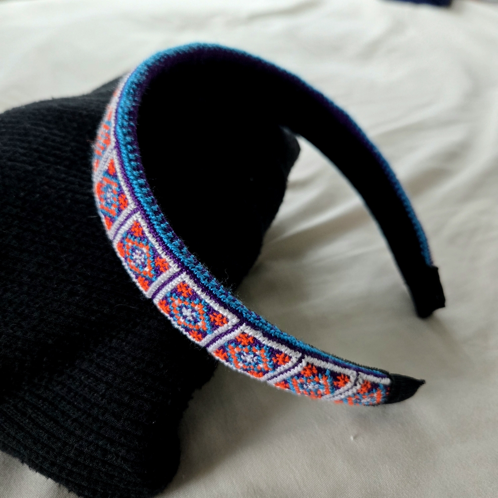 Handmade Cross Stitched Headband